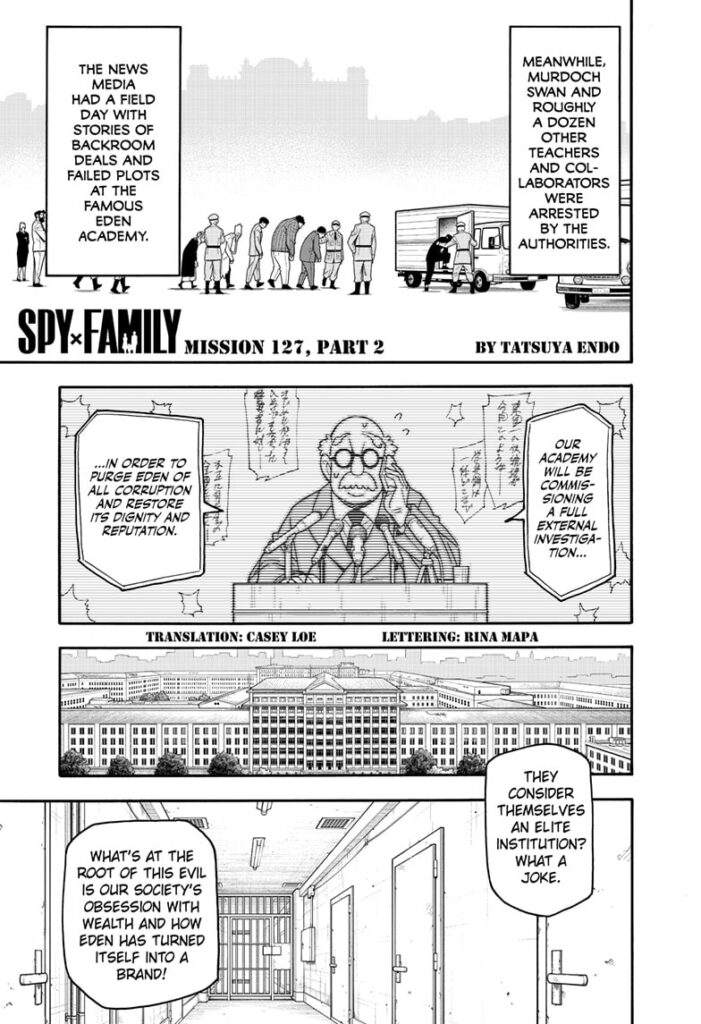 Spy x Family Chapter 127 Part 2 spy x family chapter 127 image 01